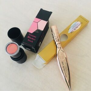 LP NIB Makeup Bundle Liquid Eyeliner + Blush Stain Stick for Cheeks Lips Eyes